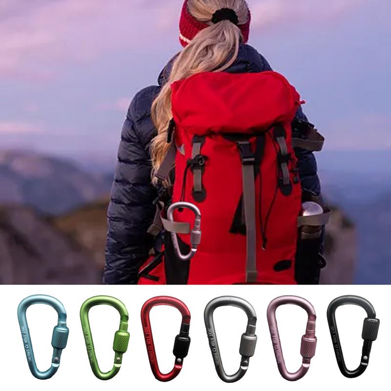Mountain Biking Gifts - Outdoor Carabiner Climbing Travel Kit Camping