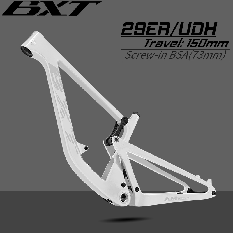 Mountain Biking Track - BXT-117 Carbon Suspension Bicycle Frame 29er