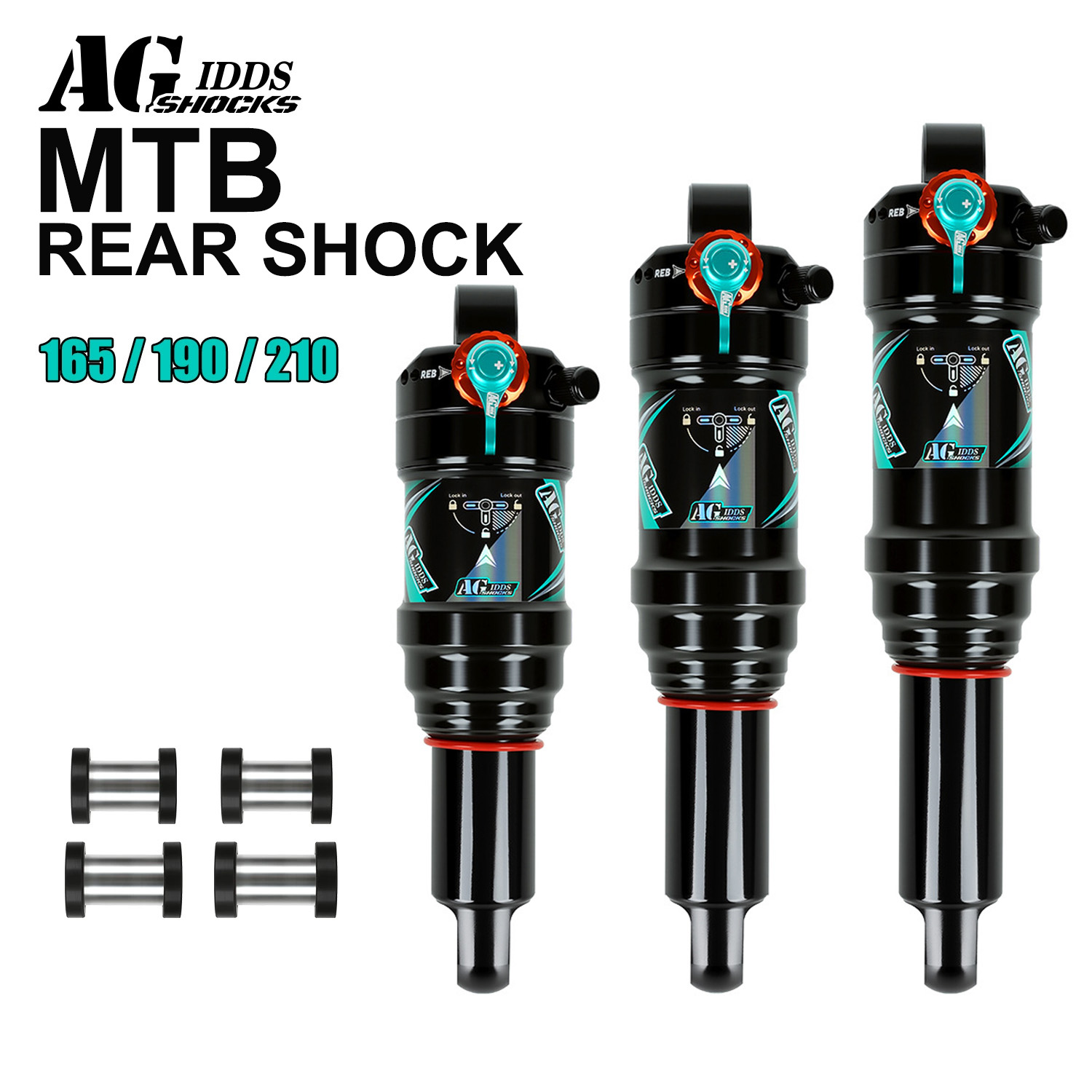 AGSHOCKS MTB Rear Shock Bicycl - Mountain Biking Downhill avis et prix