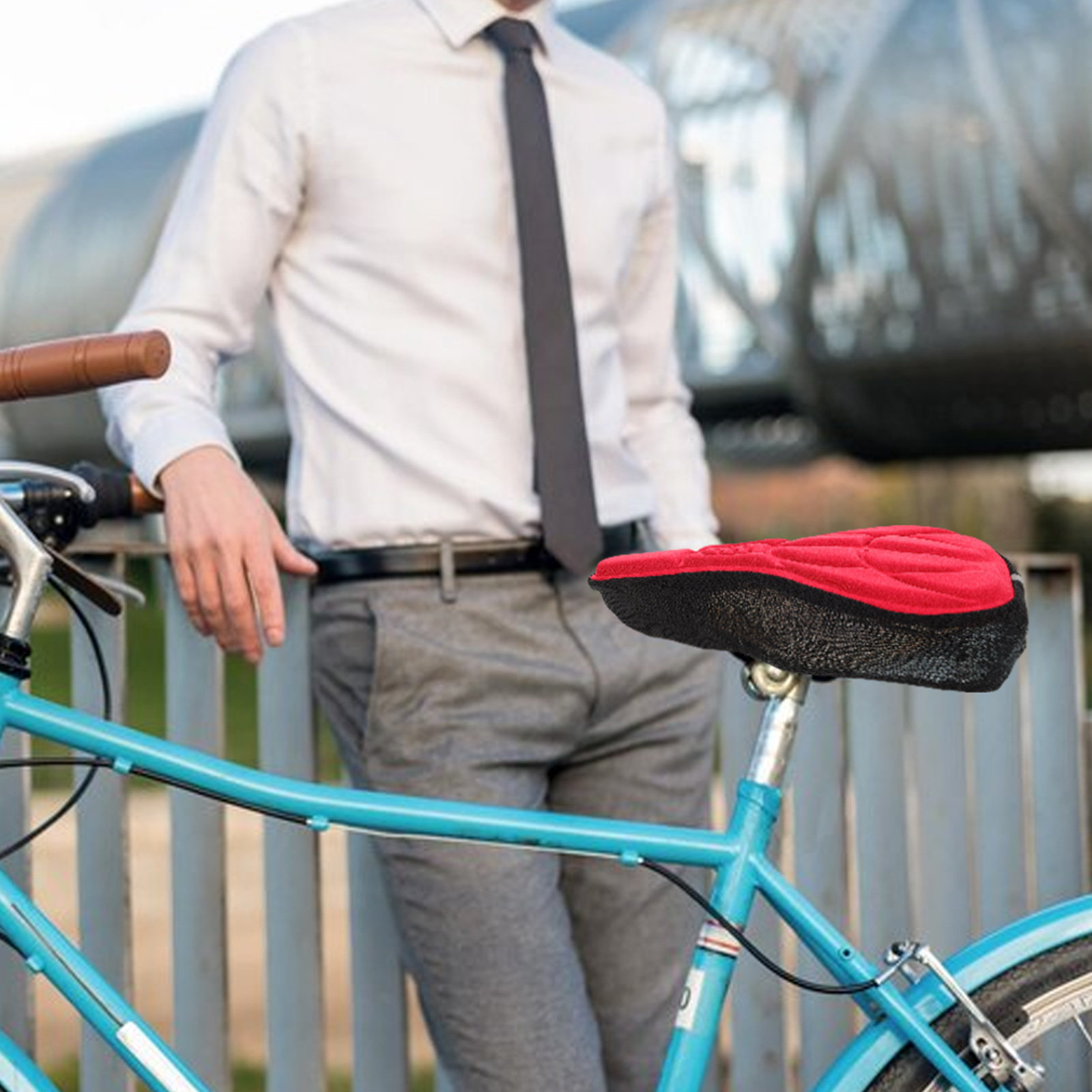 2Pcs Bike Seat Cushion Cover B - Mountain Biking Gear avis et prix
