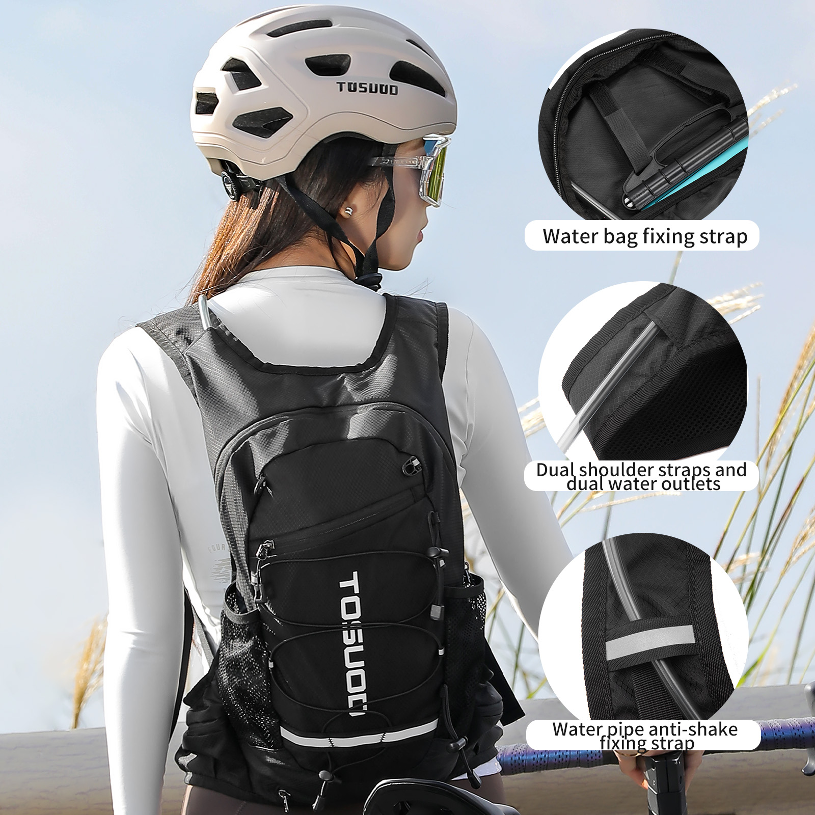 TOSUOD Motorcycle Cycling Hydr - Mountain Biking Hydration Pack avis et prix