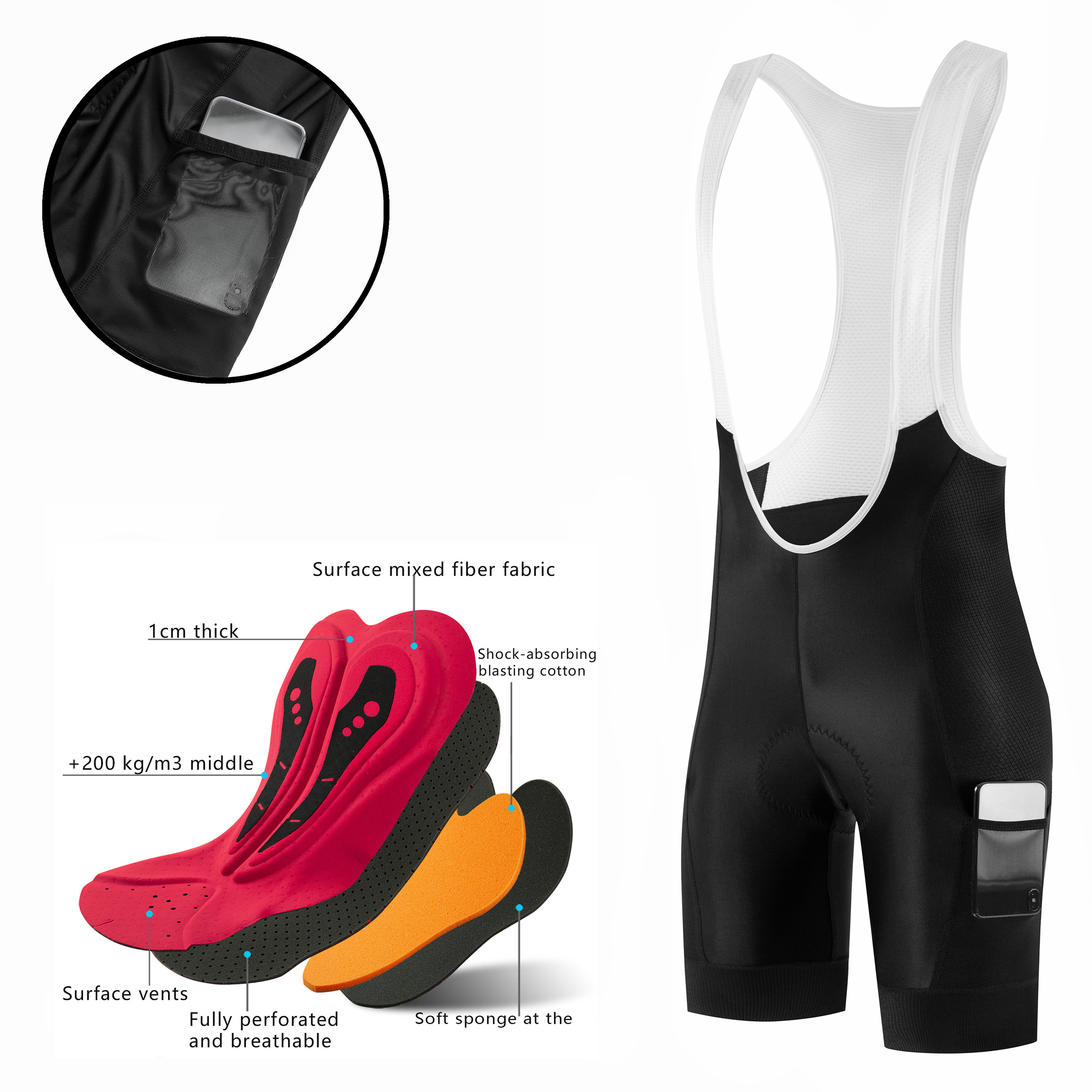 Fualrny Bicycle Bib Shorts Cyc - Mountain Biking Overalls avis et prix
