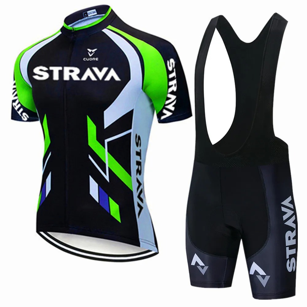 Strava Bike Jersey Set Summer  - Mountain Biking Overalls avis et prix