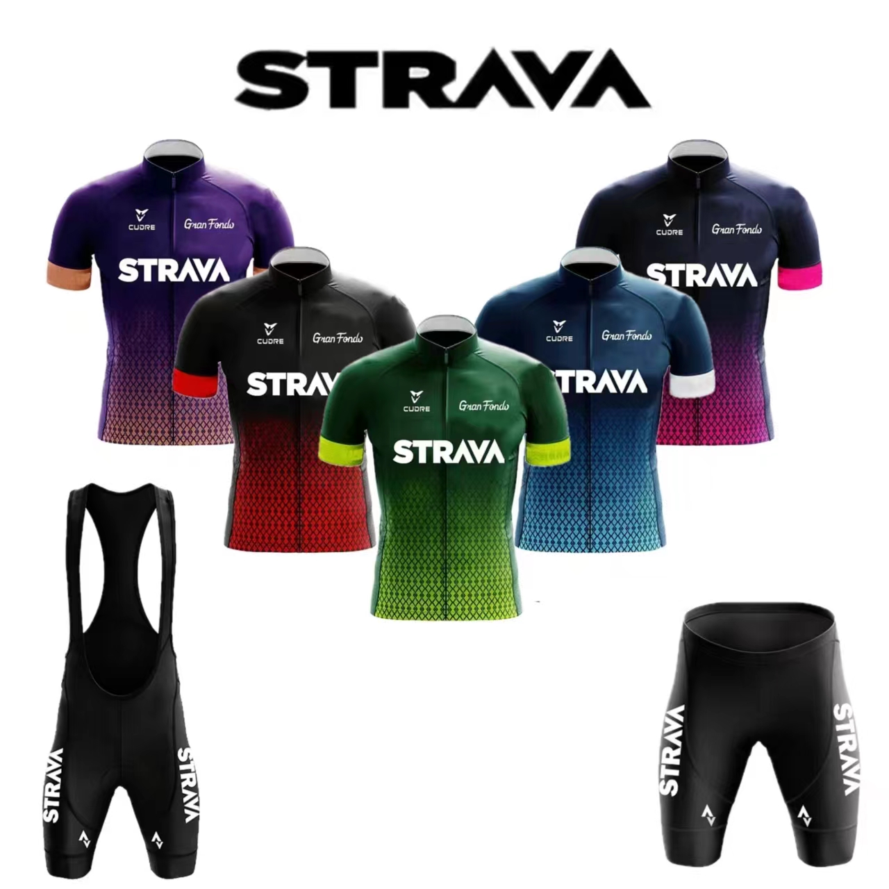 Strava Jersey Set Men's Bib Sh - Mountain Biking Trousers avis et prix