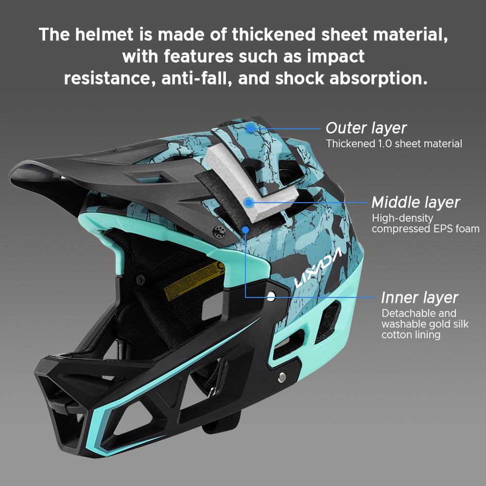 Full Face Mountain Bike Helmet - Mountain Biking Helmet Full Face avis et prix