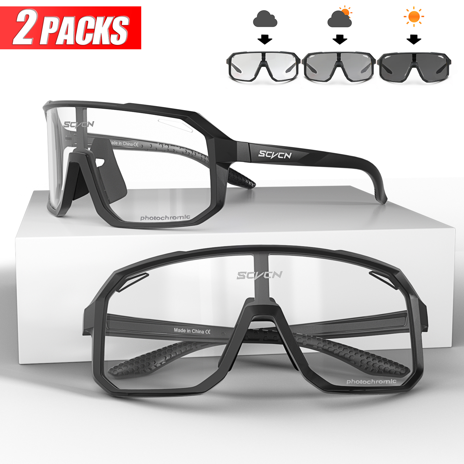 2 Packs Photochromic Riding Cy - Mountain Biking Sport avis et prix