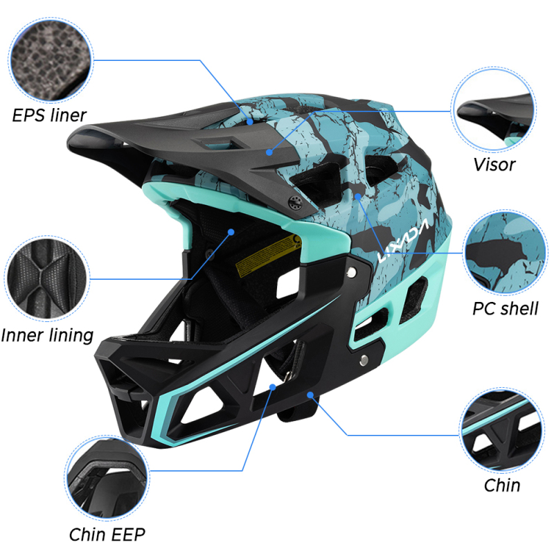Full Face Mountain Bike Helmet - Mountain Biking Helmet Full Face avis et prix