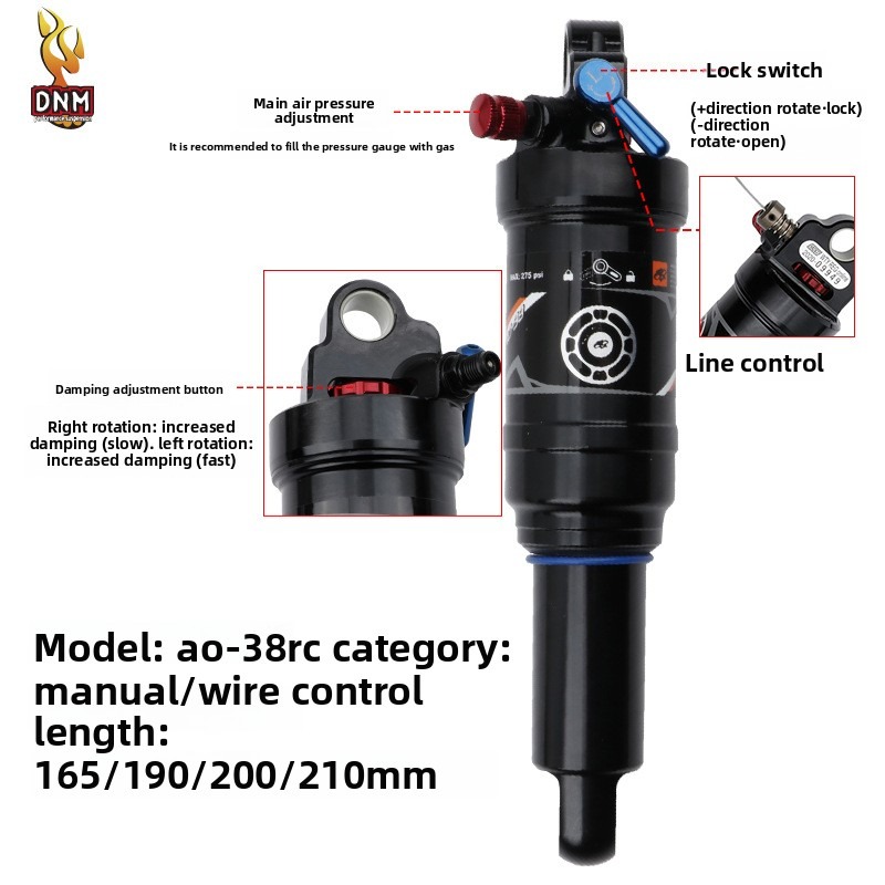 DNM AO-38RC Air Suspension Mou - Mountain Biking Overalls avis et prix