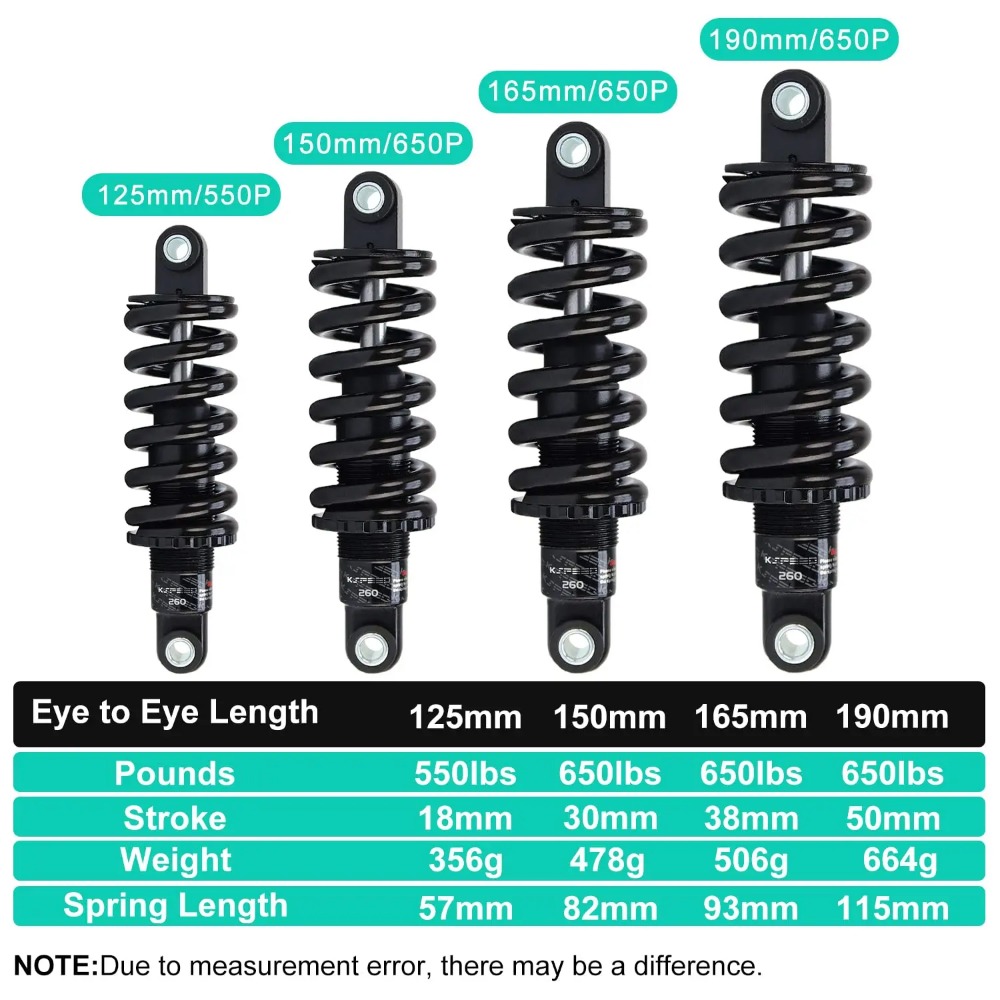 KS-260 Spring Shock Absorber R - Mountain Biking Downhill avis et prix