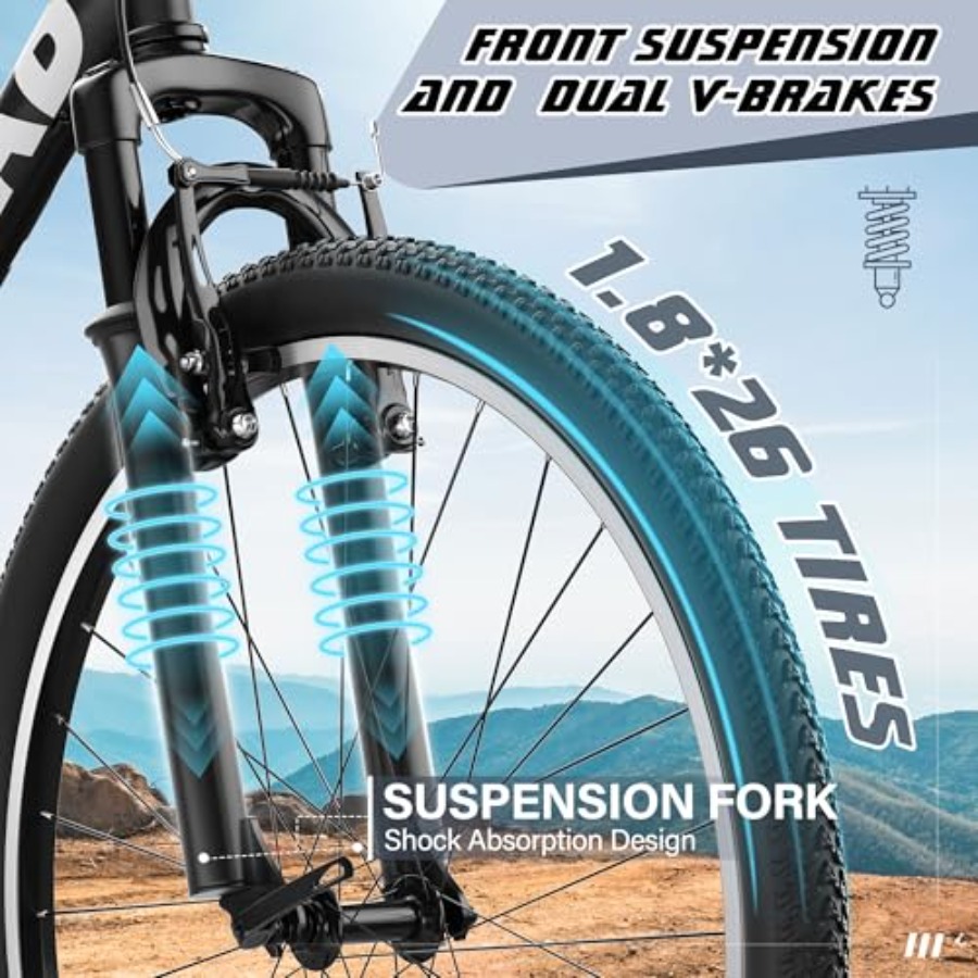 26 Mountain Bike for Urban Com - Mountain Biking Gear avis et prix
