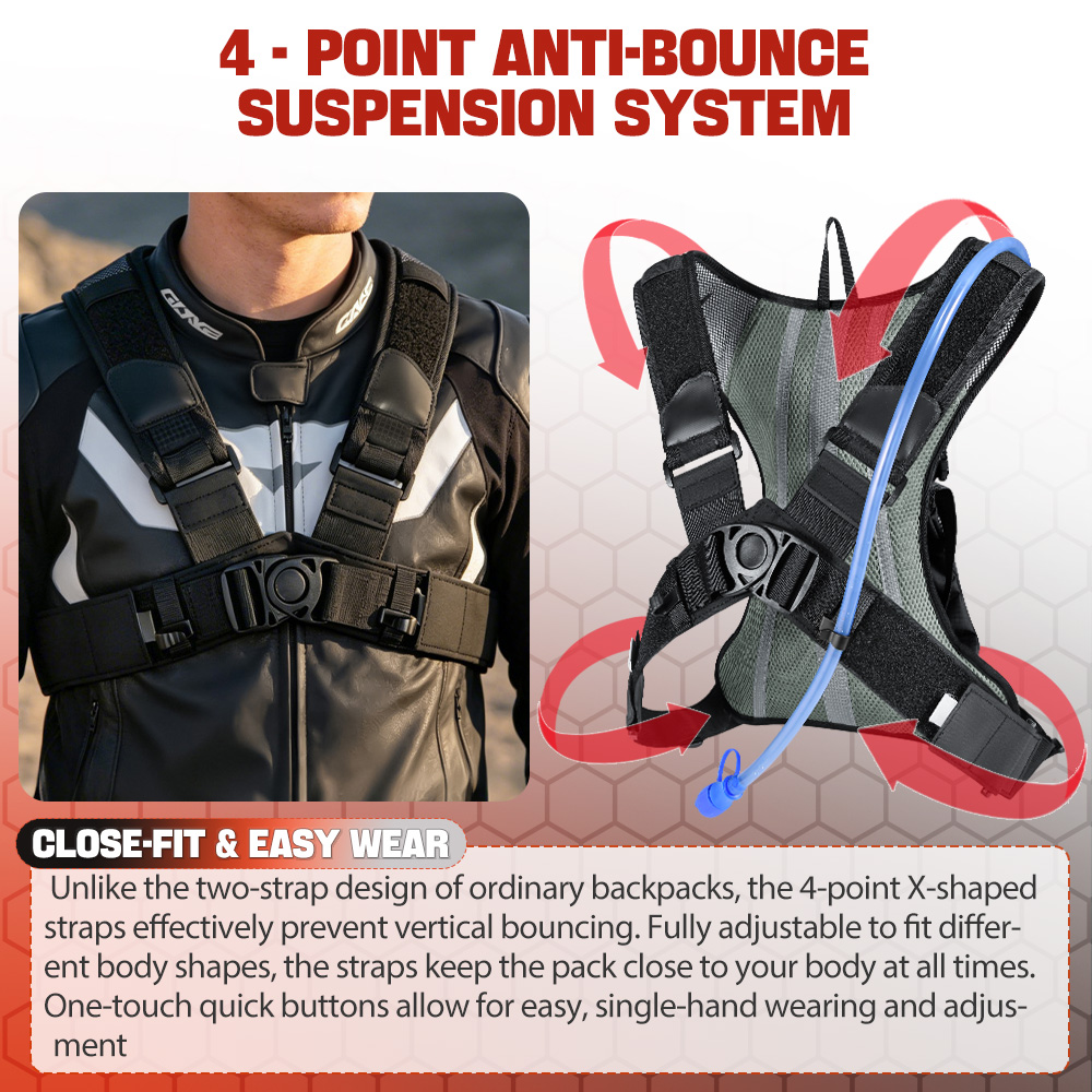 NEWBOLER 5L/8L Motorcycle Cycl - Mountain Biking Hydration Pack avis et prix