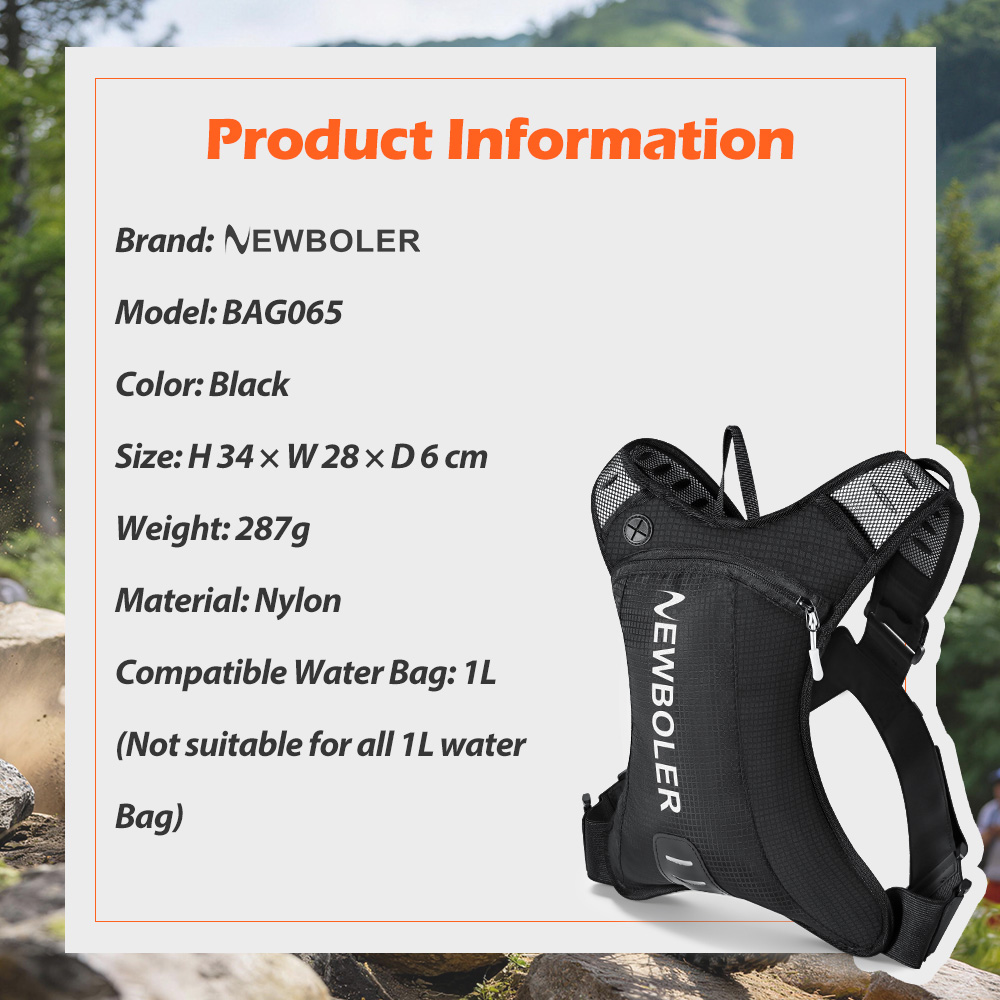 NEWBOLER 5L Motorcycle Cycling - Mountain Biking Hydration Pack avis et prix