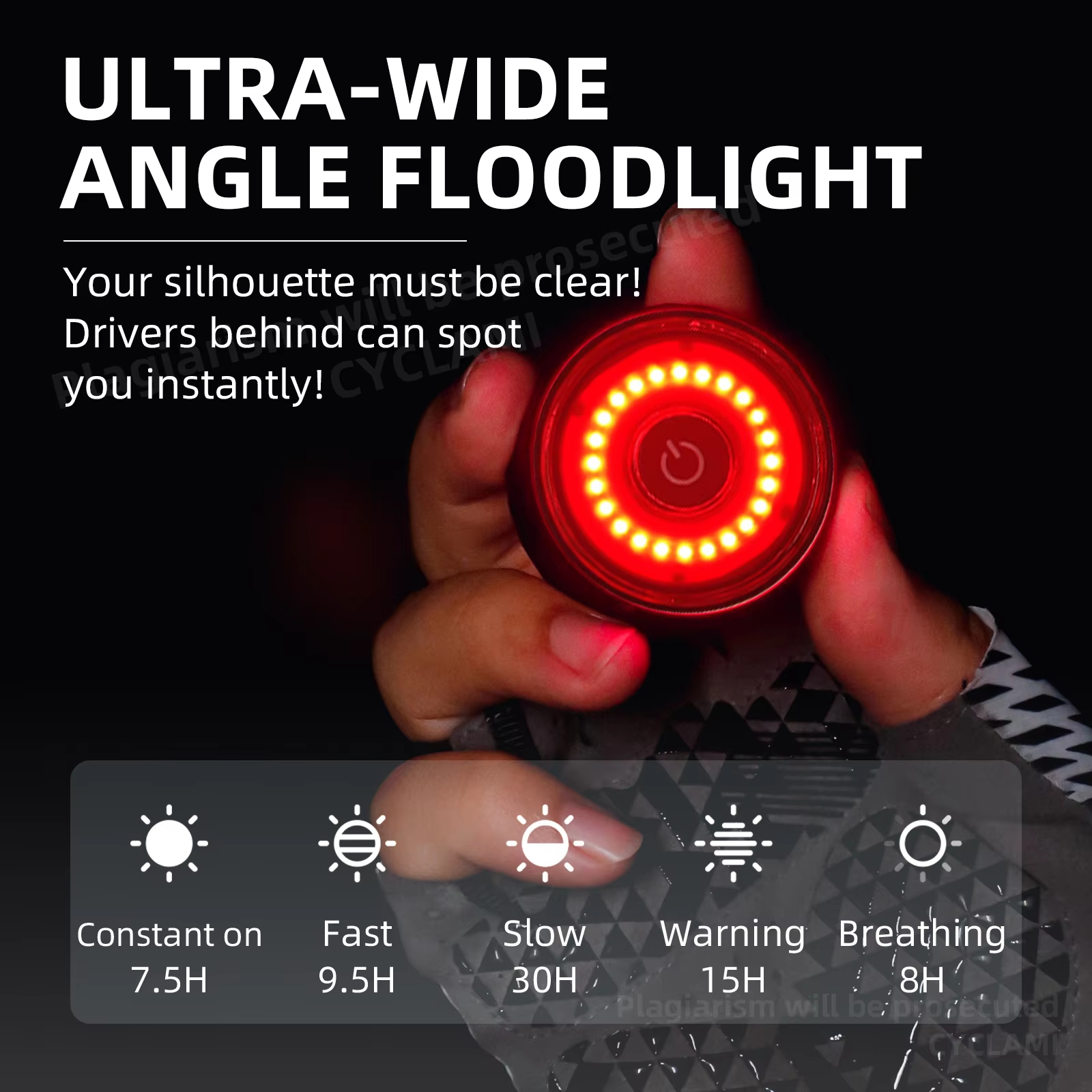 IOSCYCLAMI Bike Tail Light Sma - Mountain Biking Track avis et prix