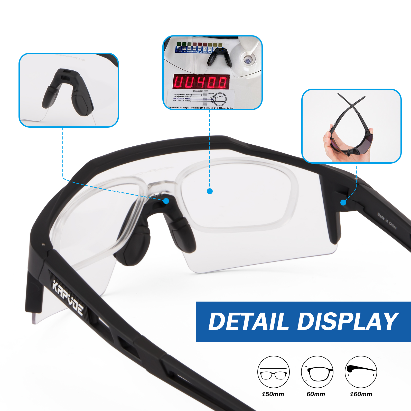 UV400 Sport Eyewear Mountain B - Mountain Biking Sport avis et prix