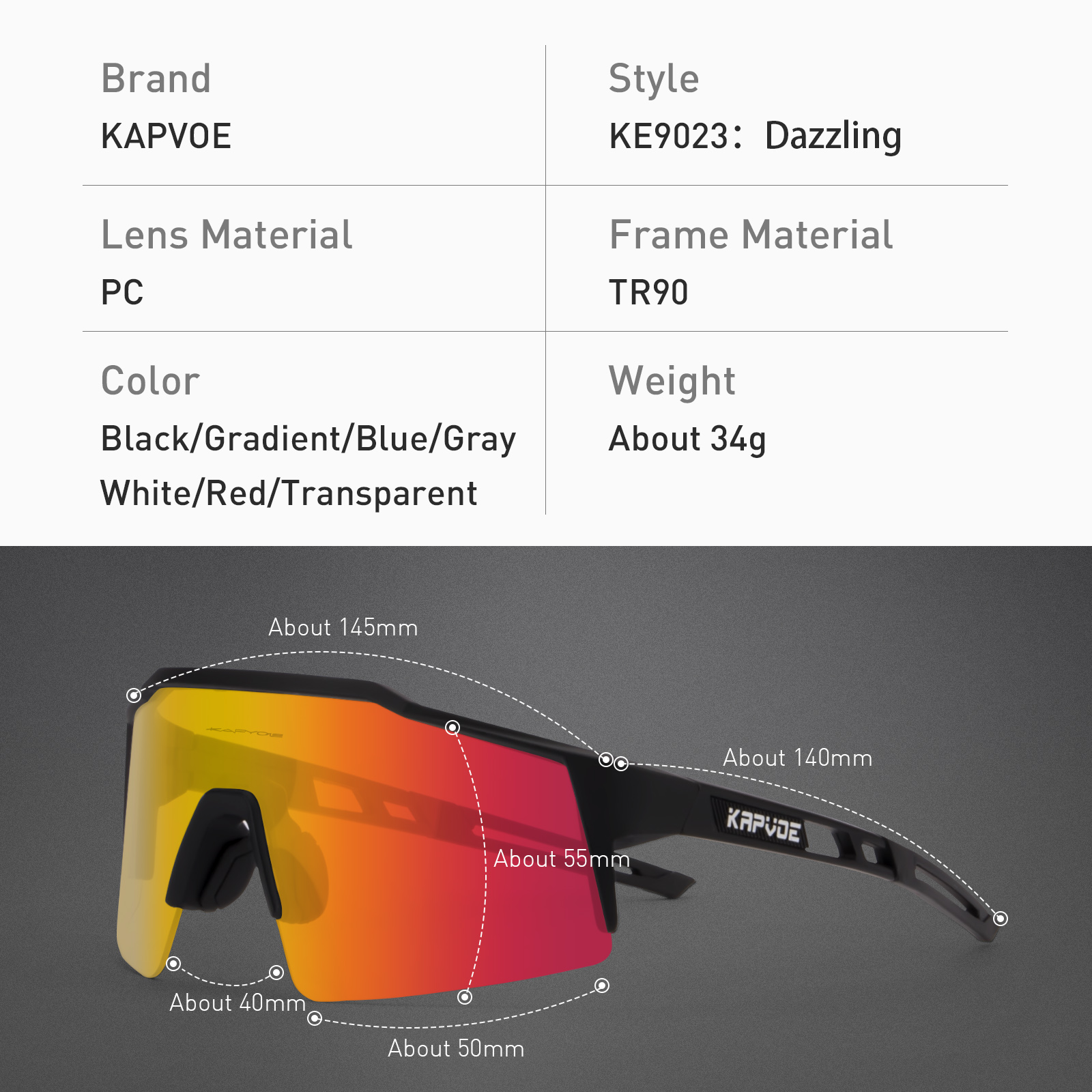 UV400 Sport Eyewear Mountain B - Mountain Biking Sport avis et prix
