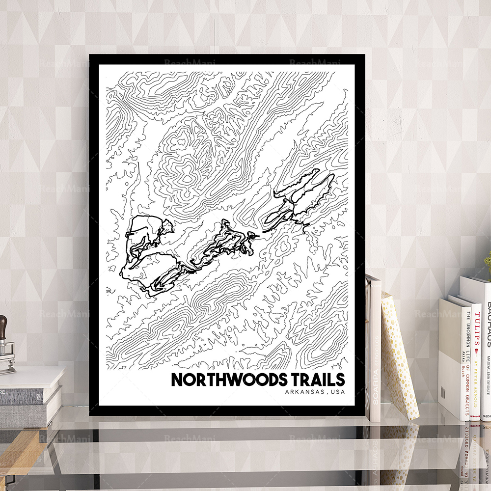 Pinnacle Mountain Trail Topogr - Mountain Biking Arkansas avis et prix