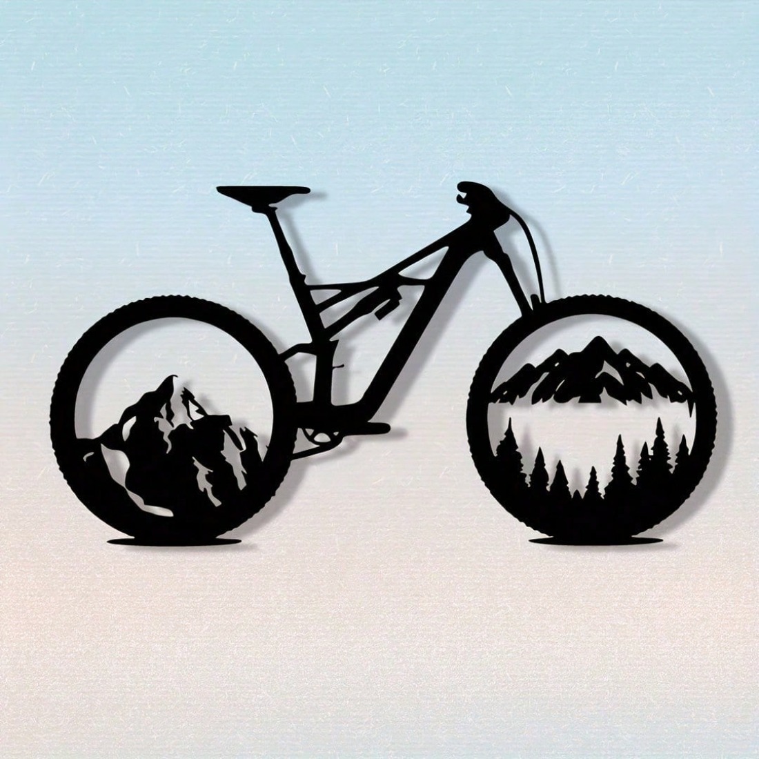Black Metal Mountain Bike Tire - Mountain Biking Gifts avis et prix