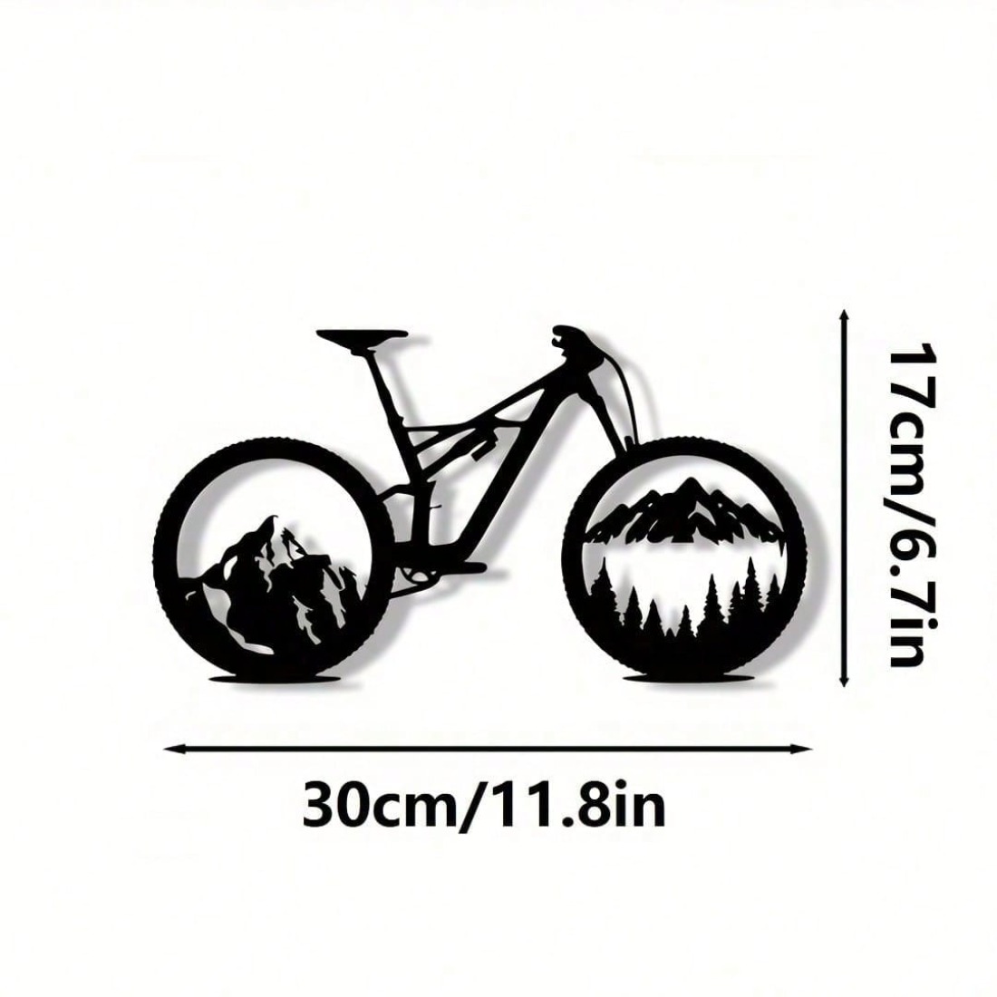 Black Metal Mountain Bike Tire - Mountain Biking Gifts avis et prix